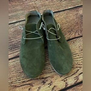 Donna Carolina Burano Salvia lace-up Suede Shoes